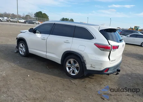 2015 Toyota Highlander Limited Platinum V6 from USA, damaged, VIN 5TDDKRFH7FS198112